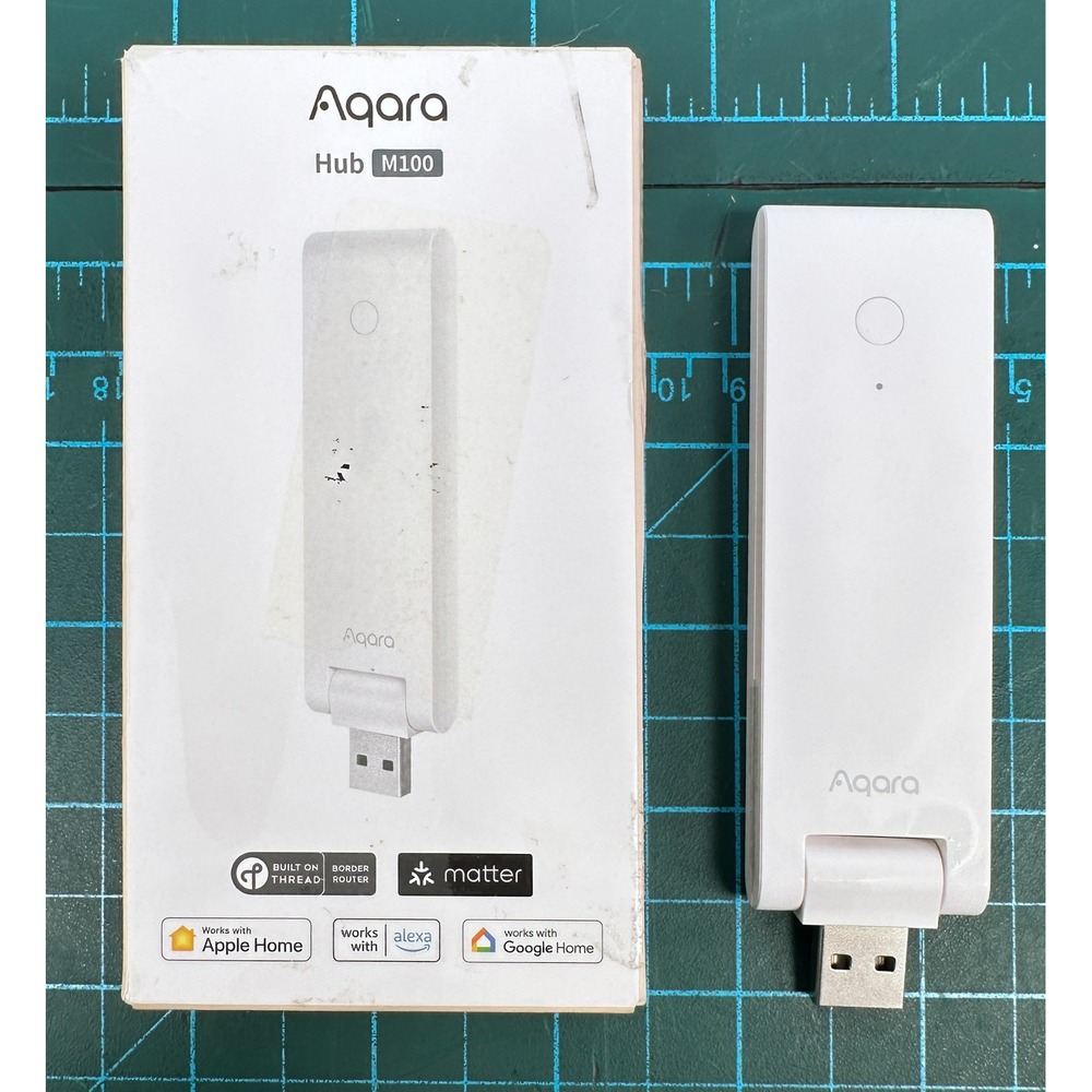 Aqara Hub M100 Smart Home Bridge Thread Border Router Matter HM-G02E White